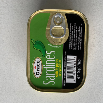 Grace Sardines in Peppers In Oil 12.1