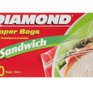 Diamond Sandwich Bags 100