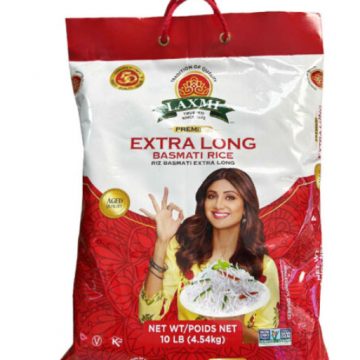 Laxmi Basmati White Long Grain Rice 10lb